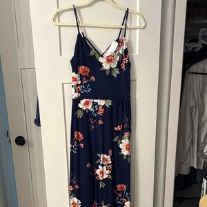 Alicia floral Maxi Knit Dress